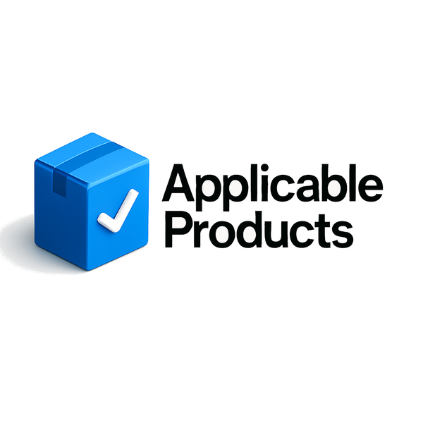 Applicable Products